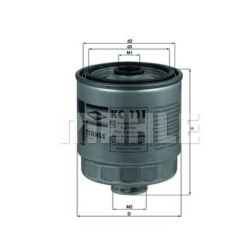 Filtre à carburant KNECHT FILTER  KC 111