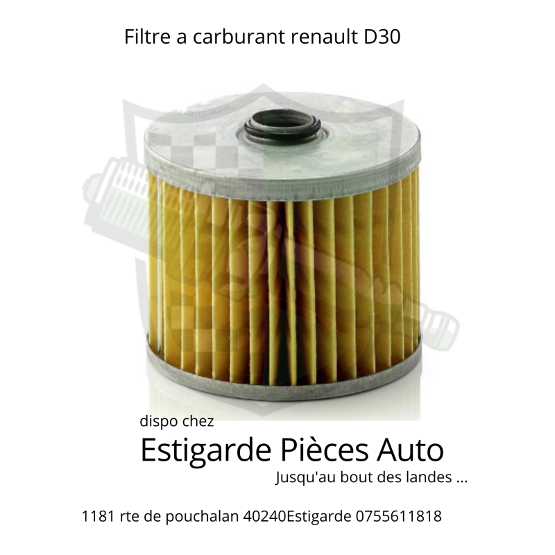 Filtre a carburant renault D30