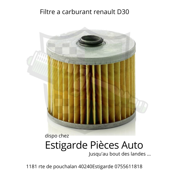 Filtre a carburant renault D30