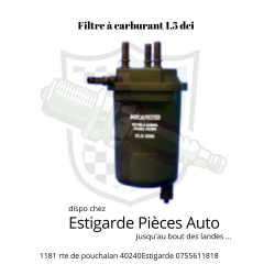 Filtre à carburant Mecafilter équivalent à cs748