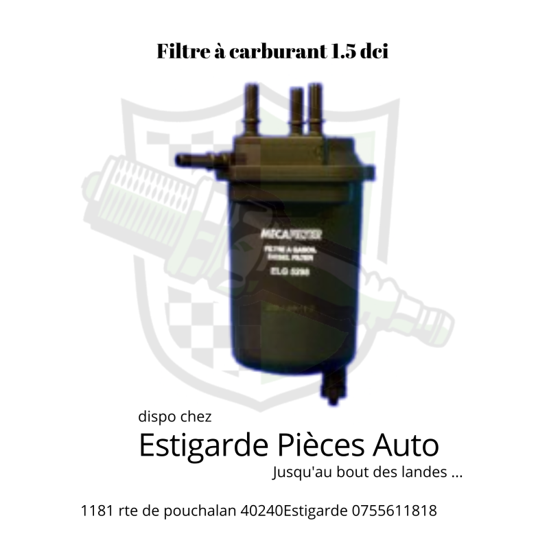 Filtre à carburant Mecafilter équivalent à cs748