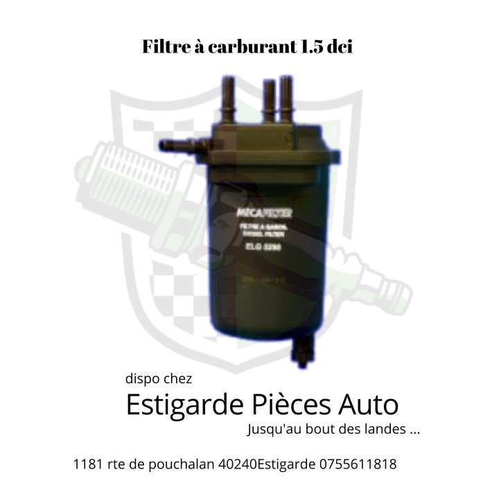 Filtre à carburant Mecafilter équivalent à cs748