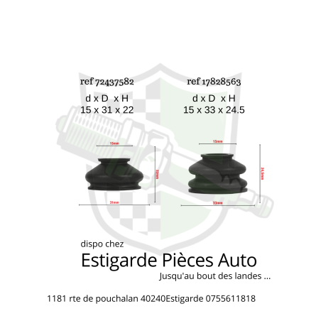 Cache poussière rotule