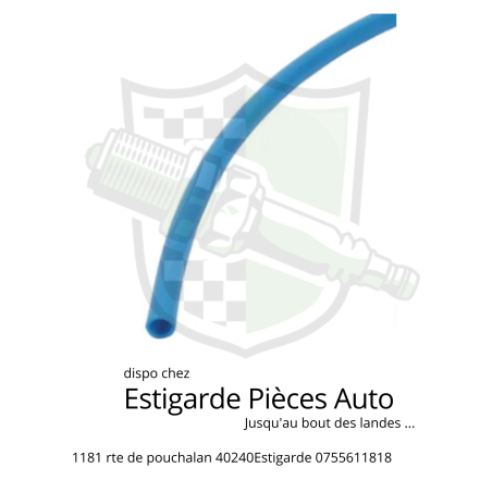 Durite diamètre intérieur 6mm bleu vente au cm