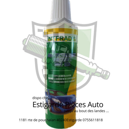 ANTI-CRISTALLISANT INJECTEURS UREE-SCR - 300 ml