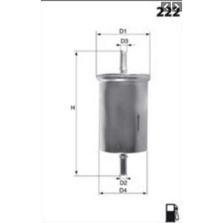 Filtre à carburant ELE6015