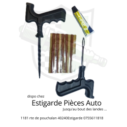Kit de réparation tubeless avec colle