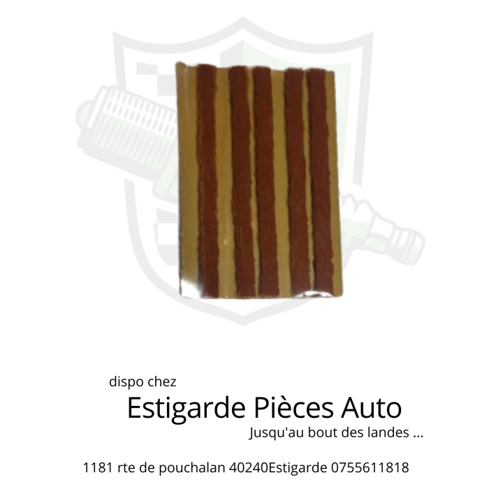 Kit de réparation tubeless avec colle