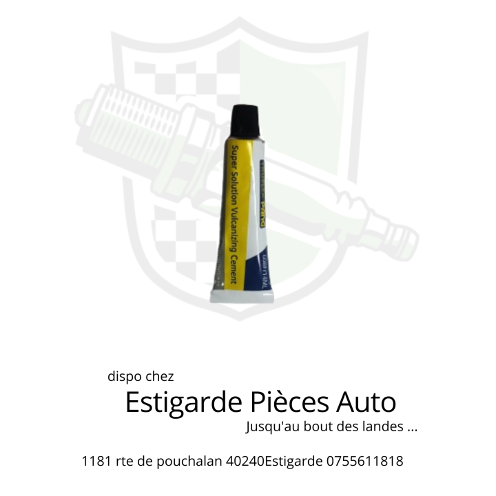 Kit de réparation tubeless avec colle