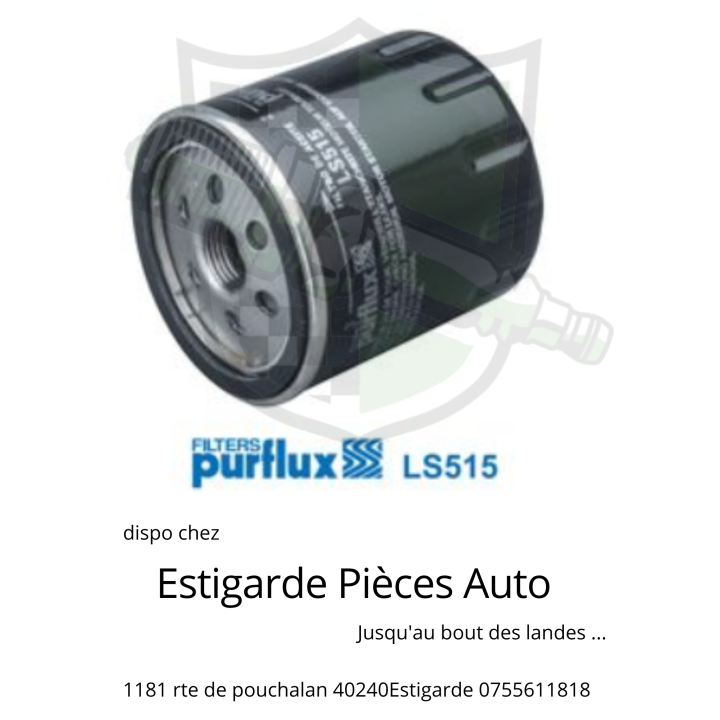 Filtre à huile PURFLUX LS515