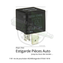 Relais 12V 70A