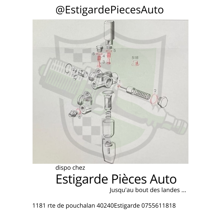 kit réparation pour pompe 0440007998