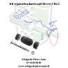Kit réparation barre anti devers Clio 2