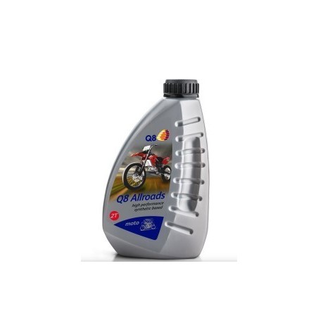 huile moteur q8 scooter - moto 2t - 1l