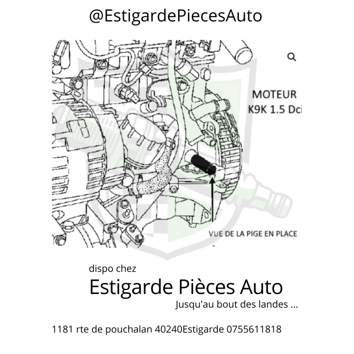 CALAGE POUR RENAULT, NISSAN, DACIA, SUZUKI
