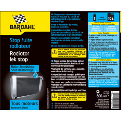 Stop fuite radiateur Bardahl
