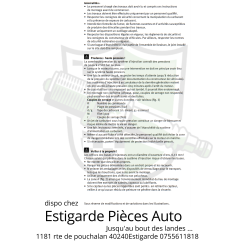 Capteur de pression rail 1.6 HDI