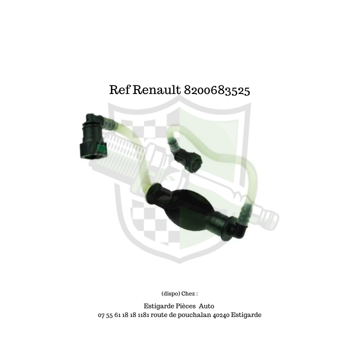 Poire d'amorçage Renault 1.5dci 8200683525