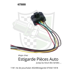 Prise électrique 6 fils
