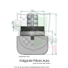 vis de purge/vidange  eau pour filtre/support lucas