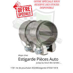 Manchon échappement  56x60,5 par 90mm
