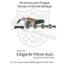 Kit serrure ( 4 barillets )+ neiman Berlingo Partner