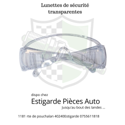 Lunettes de sécurité transparents 520 Univet