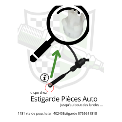 agrafe blanche de pédale d'embrayage master 3 en origine