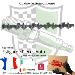 Chaîne de tronçonneuse 3/8" 1,3mm 45 DL demi-ciseau Versacut Boite Oregon