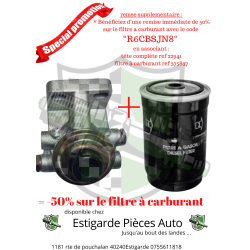 Tête complète pour filtre à gasoil Bosch à visser