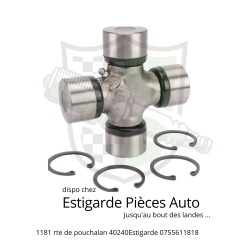 -Croisillon transmission ou prise de force  27x74,6 mm-