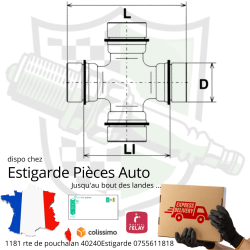 Croisillon transmission ou prise de force 30x85.9mm