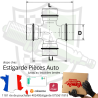 Croisillon transmission ou prise de force 30x85.9mm