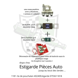 Cosse de batterie avec fusible Master Movano ...