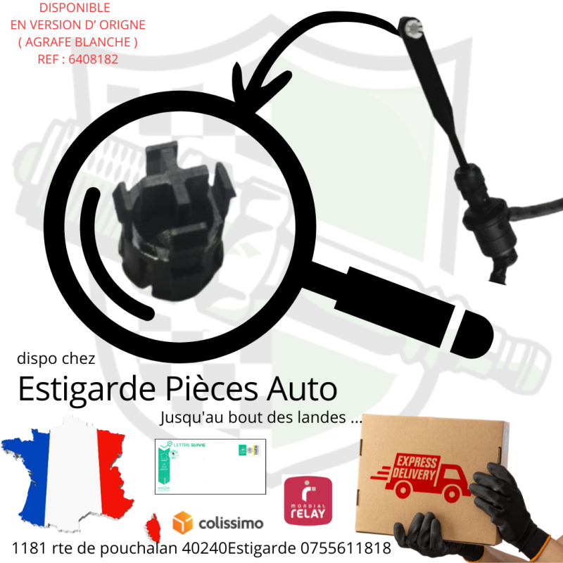 Clips d'émetteur d'embrayage (monte sur ref Sachs 6284600718) Master 3