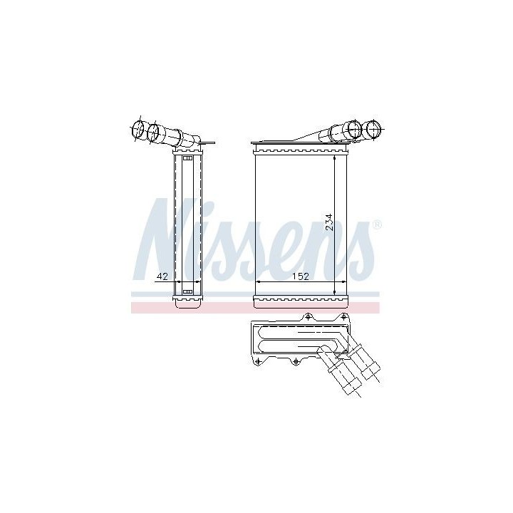 Radiateur de chauffage PSA Behr