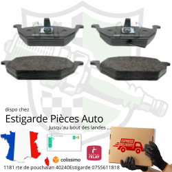 0010 plaquettes de frein