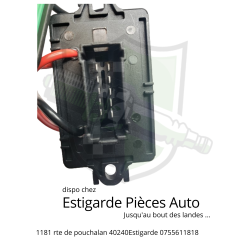 Résistance, pulseur d'air habitacle TWINGO II