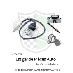 Capteur NOX d'échappement pour master / trafic / movano dci