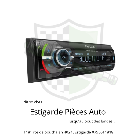 AUTORADIO USB/ CARTE SD / BLUETOOTH PHILIPS