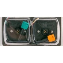 Kit feux arrière LED carré universel baïonnette