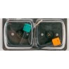 Kit feux arrière LED carré universel baïonnette