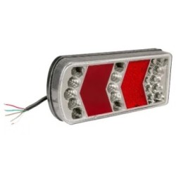 Feu arrière LED rectangle droit + gauche câblé
