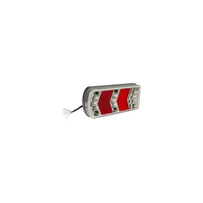 Feu arrière LED rectangle droit + gauche câblé