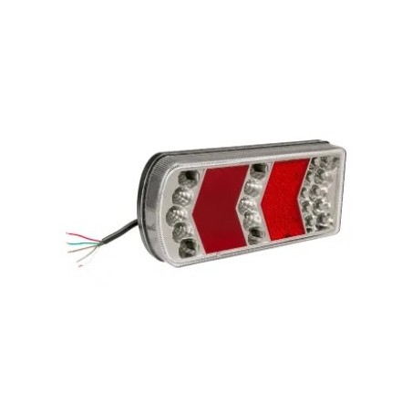Feu arrière LED rectangle droit + gauche câblé