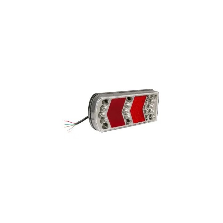 Feu arrière LED rectangle droit + gauche câblé