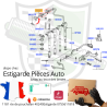 Raccord de retour de fuite d'injecteur en plastique ( T )