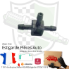 Raccord de retour de fuite d'injecteur en plastique ( T )