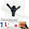 Raccord de retour de fuite d'injecteur en plastique ( Y )