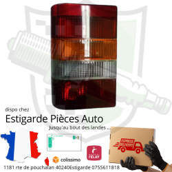 Feu arrière gauche de Citroën c15